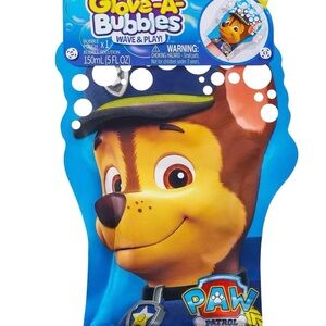 Paw Patrol Blue and Brown Glove-A-Bubbles